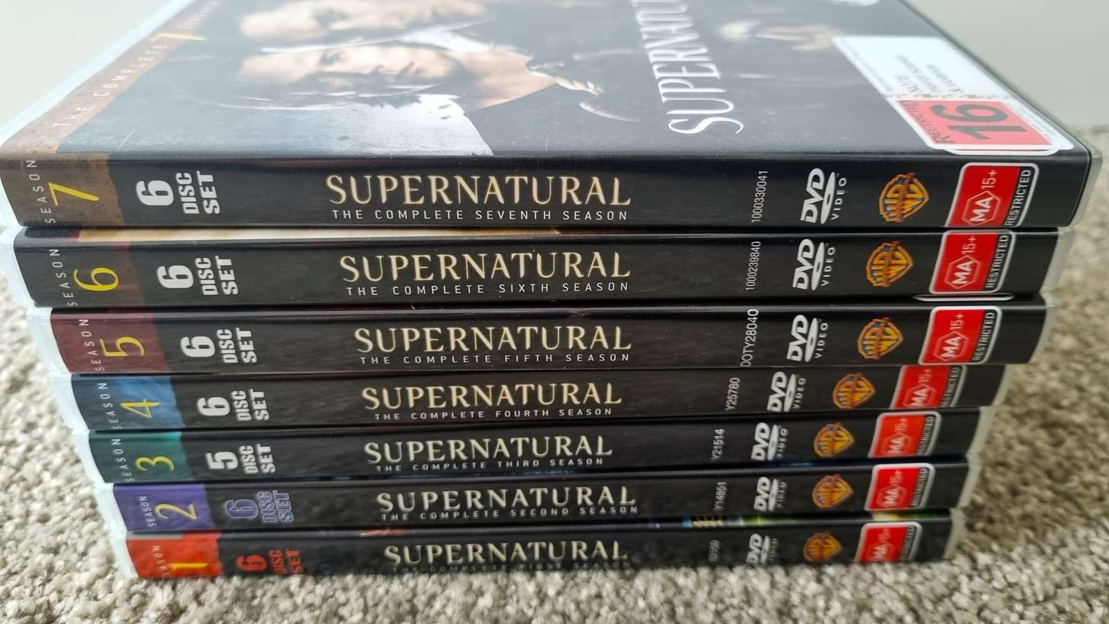 Supernatural Seasons 1-7