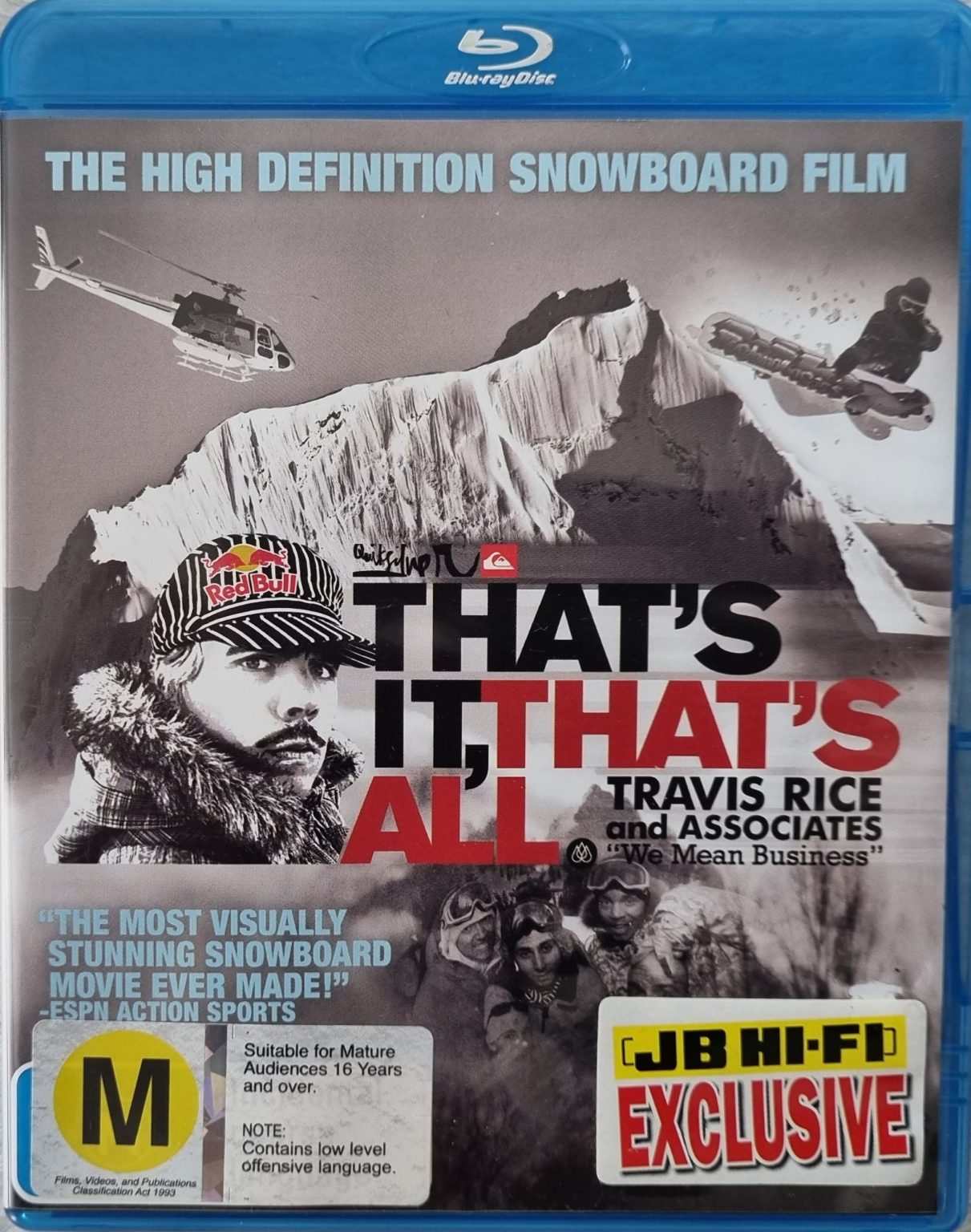 That's It, That's All: Snowboarding (Blu Ray) Default Title