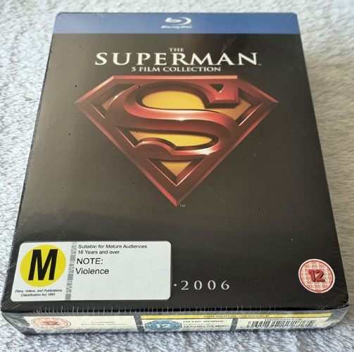 The Superman 5 Film Collection 1978-2006 Blu Ray Brand New