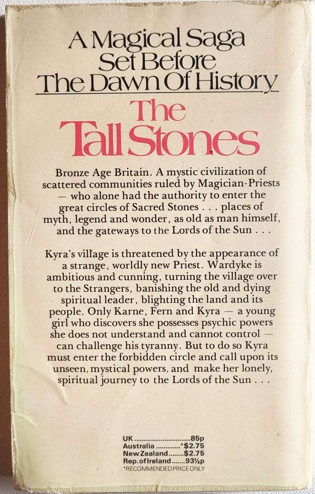 The Tall Stones - Moyra Caldecott