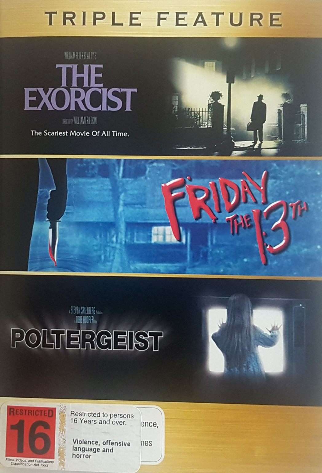 The Exorcist / Friday the 13th / Poltergeist