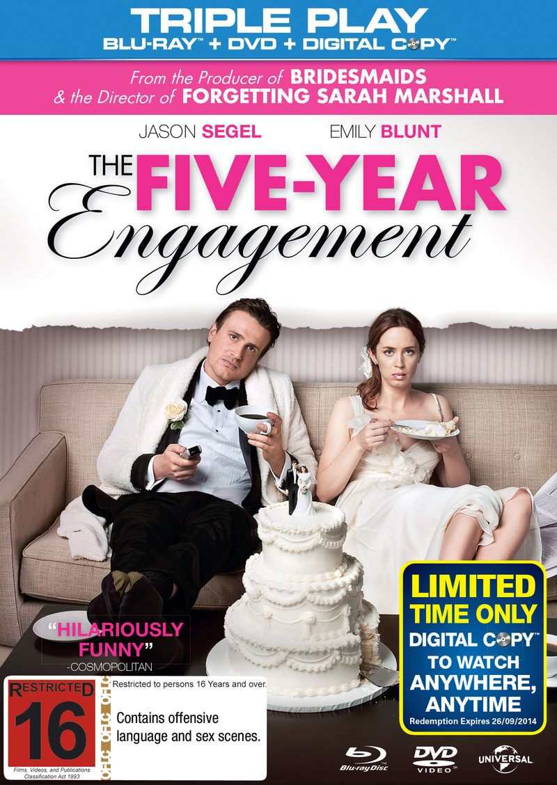 The Five-Year Engagement (Blu Ray + DVD) Default Title