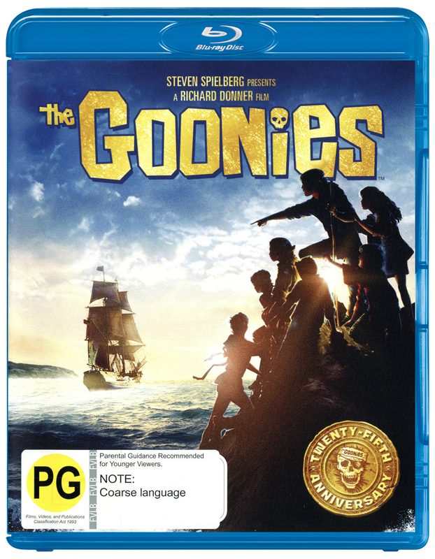 I Goonies – Film In Blu-Ray Region Free Con Audio E Sottotitoli In Italiano, Edizione Fumetto