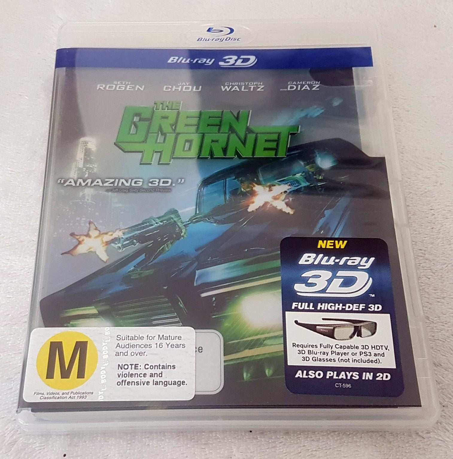 The Green Hornet 3D + 2D (Blu Ray) Default Title