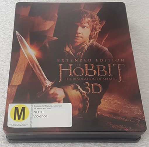 The Hobbit: The Desolation of Smaug: 3D Extended Edition Steelbook (Blu Ray) Default Title