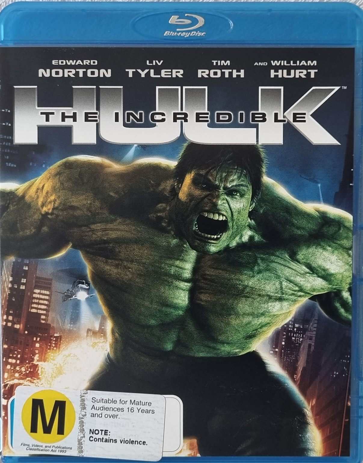 The Incredible Hulk (Blu Ray) Edward Norton Default Title