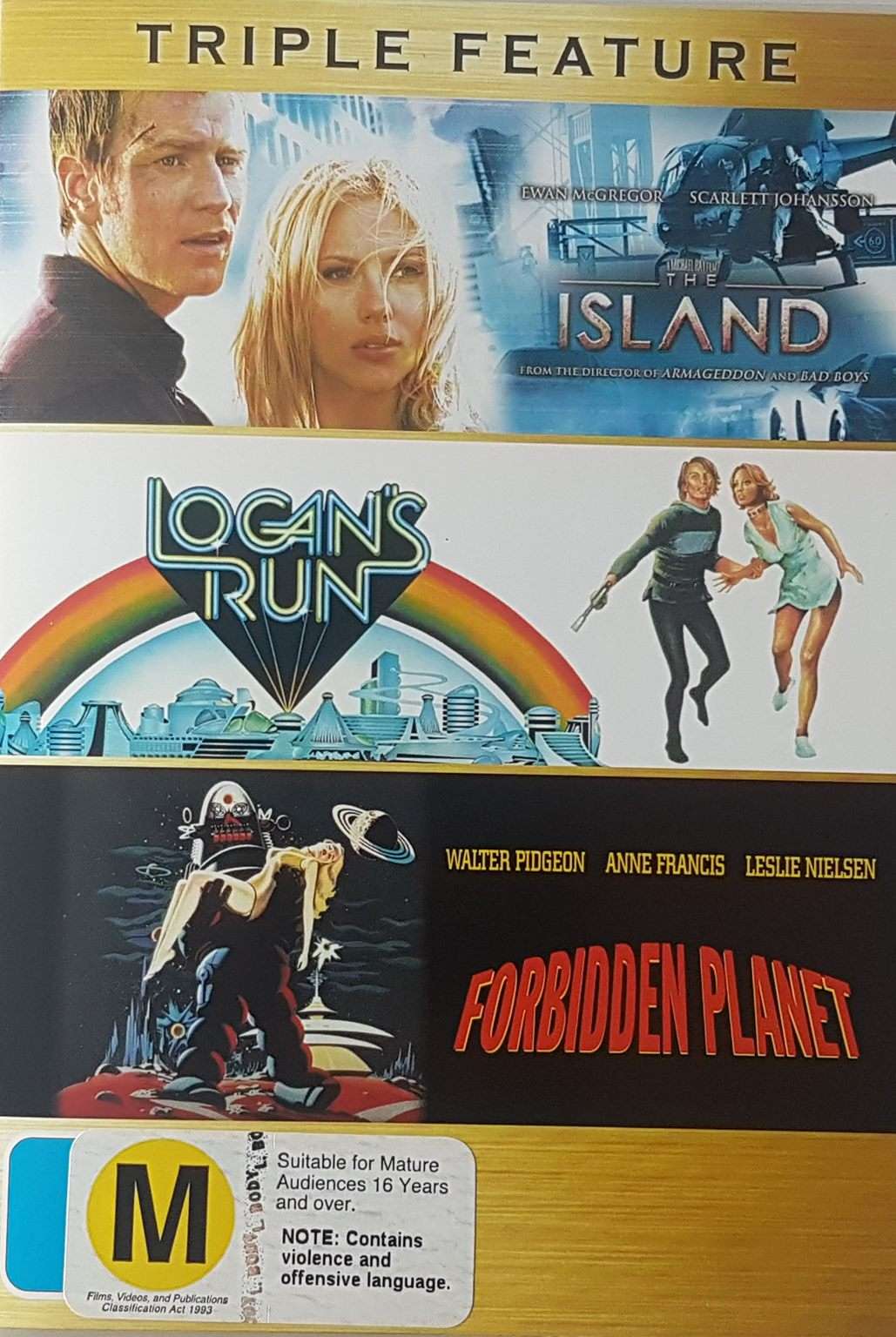 The Island / Logan's Run / Forbidden Planet