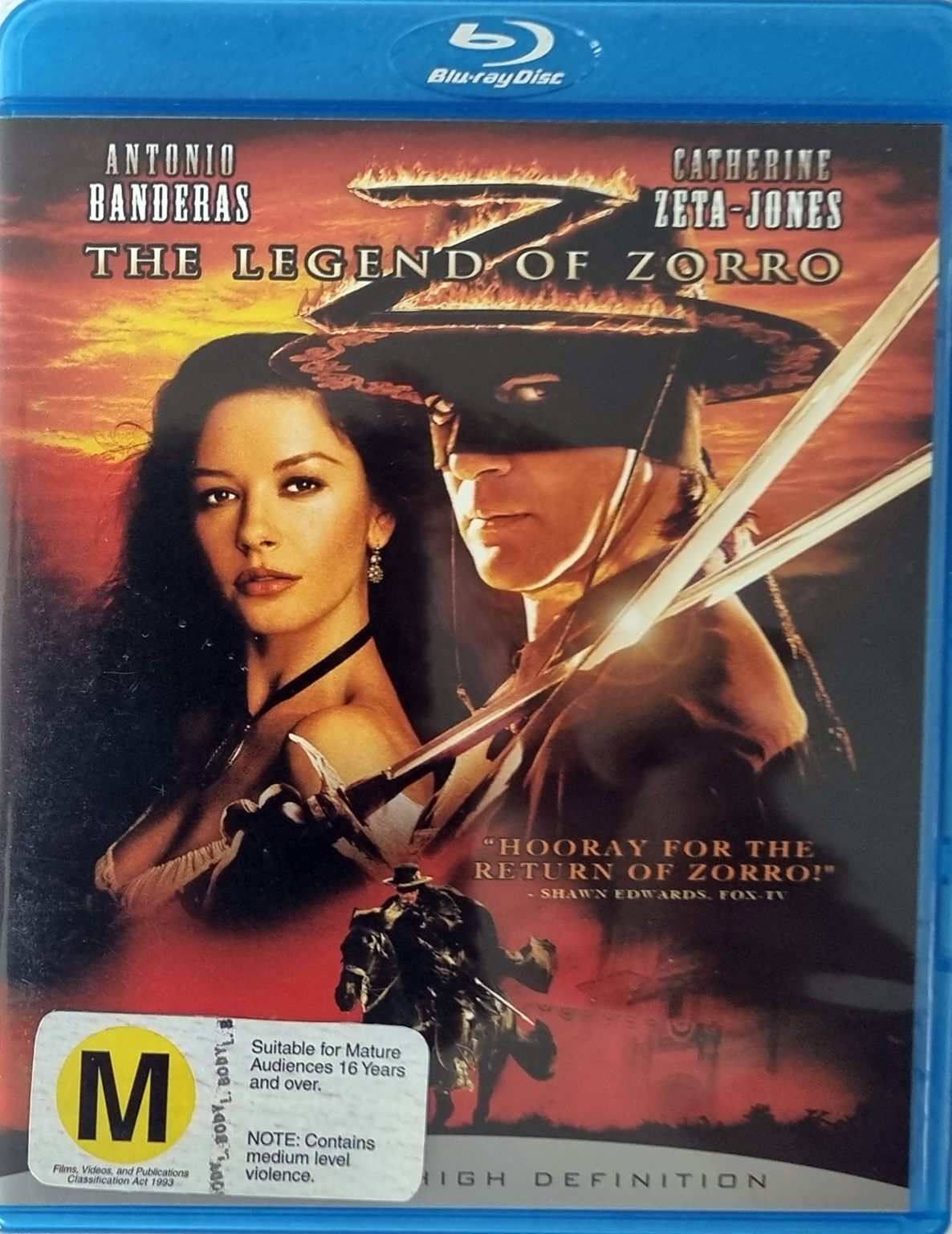 The Legend of Zorro (Blu Ray) Default Title
