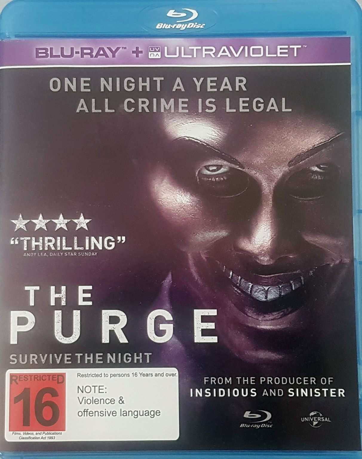 The Purge (Blu Ray) Default Title