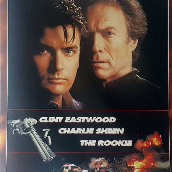 The Rookie Clint Eastwood Charlie Sheen 1990 (DVD)