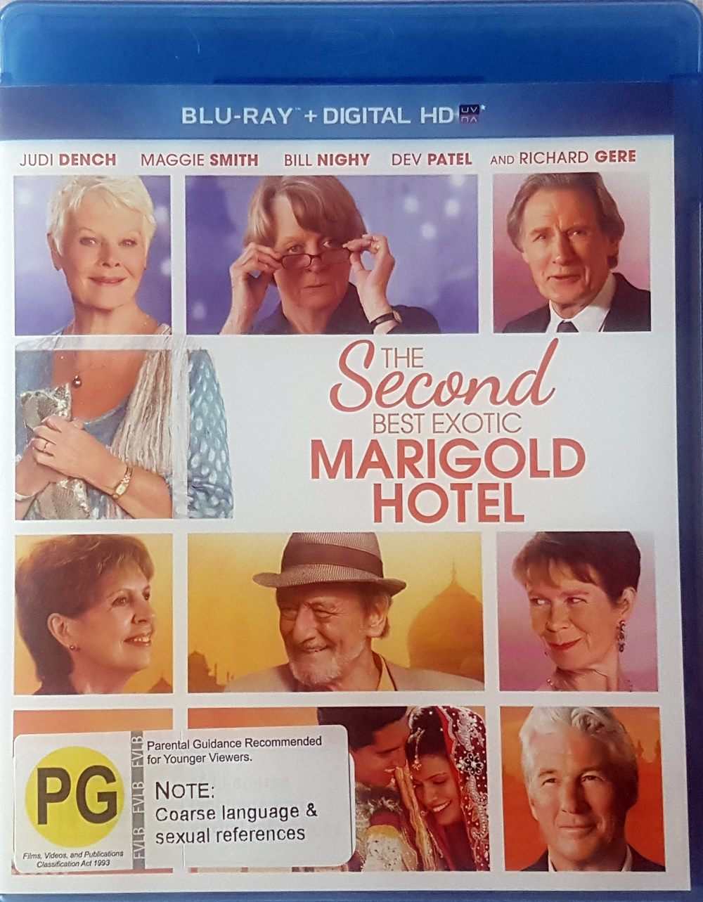 The Second Best Marigold Hotel (Blu Ray) Default Title