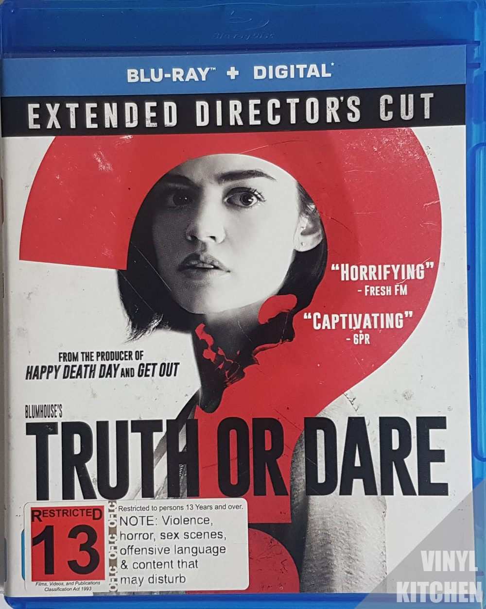 Truth or Dare (Extended Director's Cut) (Blu Ray) Default Title
