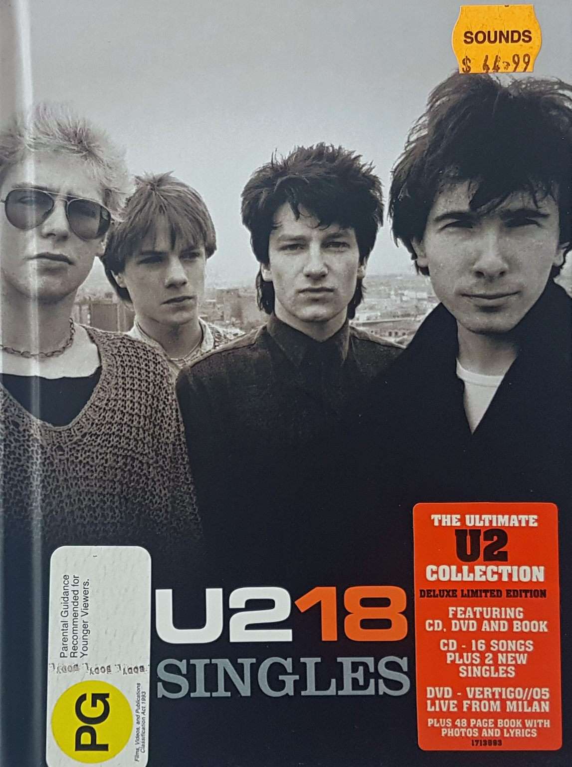 U2 18 Singles Digibook CD DVD and Book