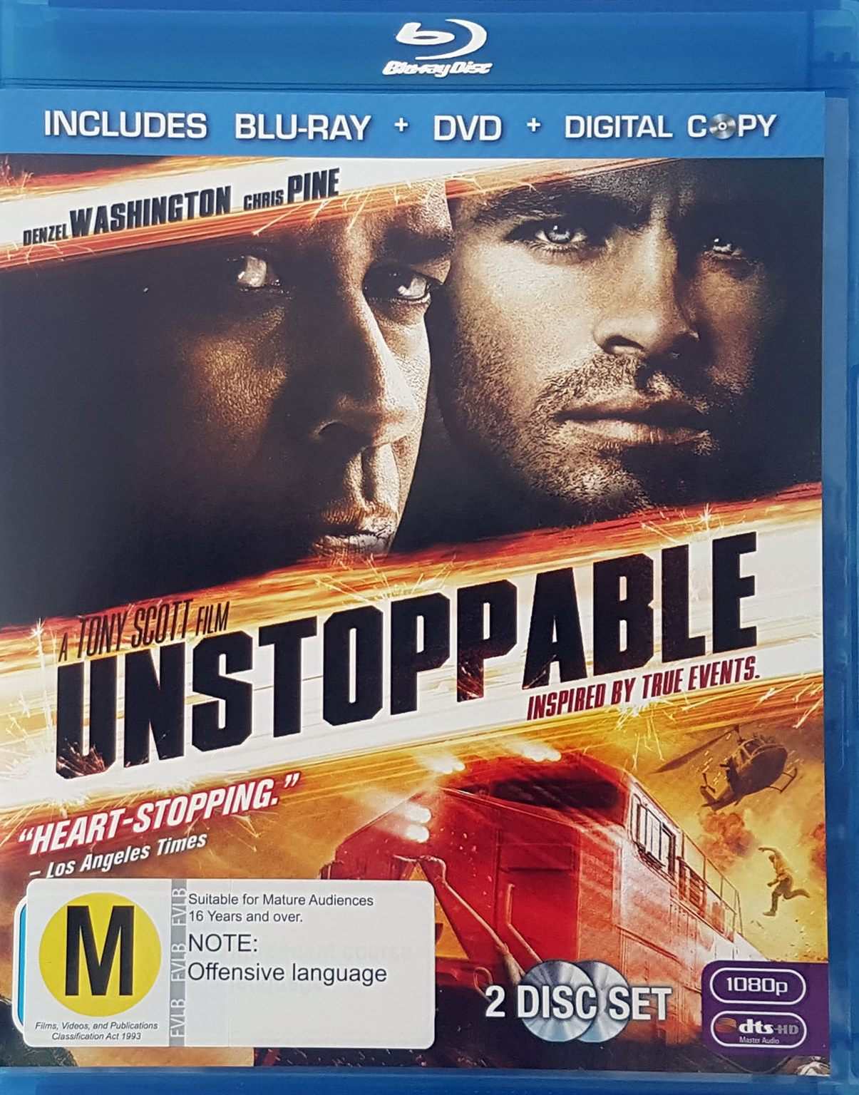 Unstoppable (Blu Ray) + DVD Default Title