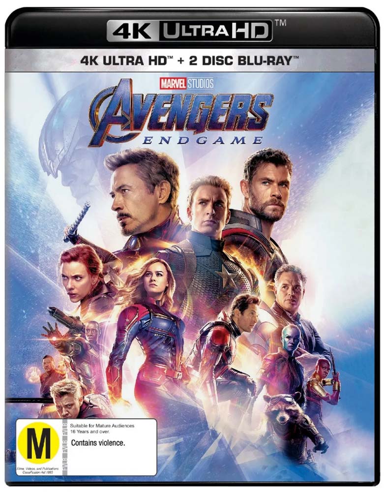 Avengers Endgame (4K UHD) + 2  Disc Blu-ray