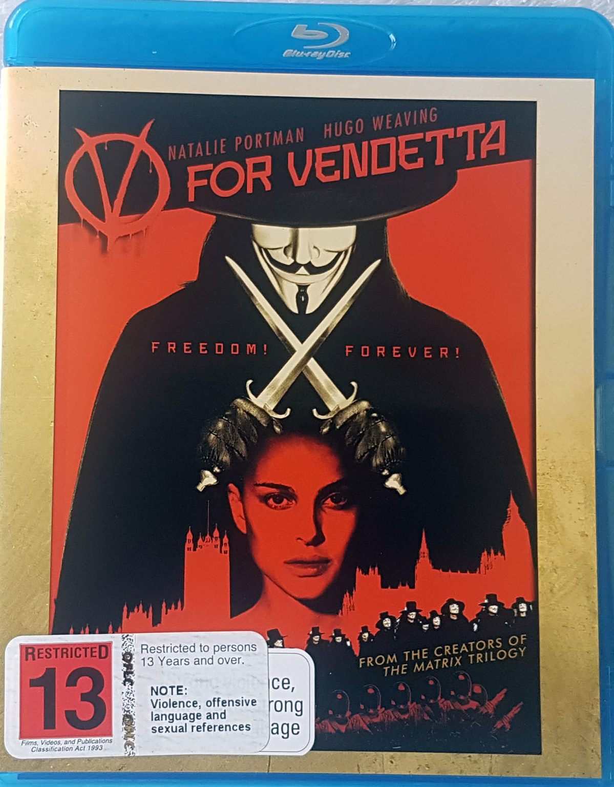 V for Vendetta (Blu Ray) Default Title