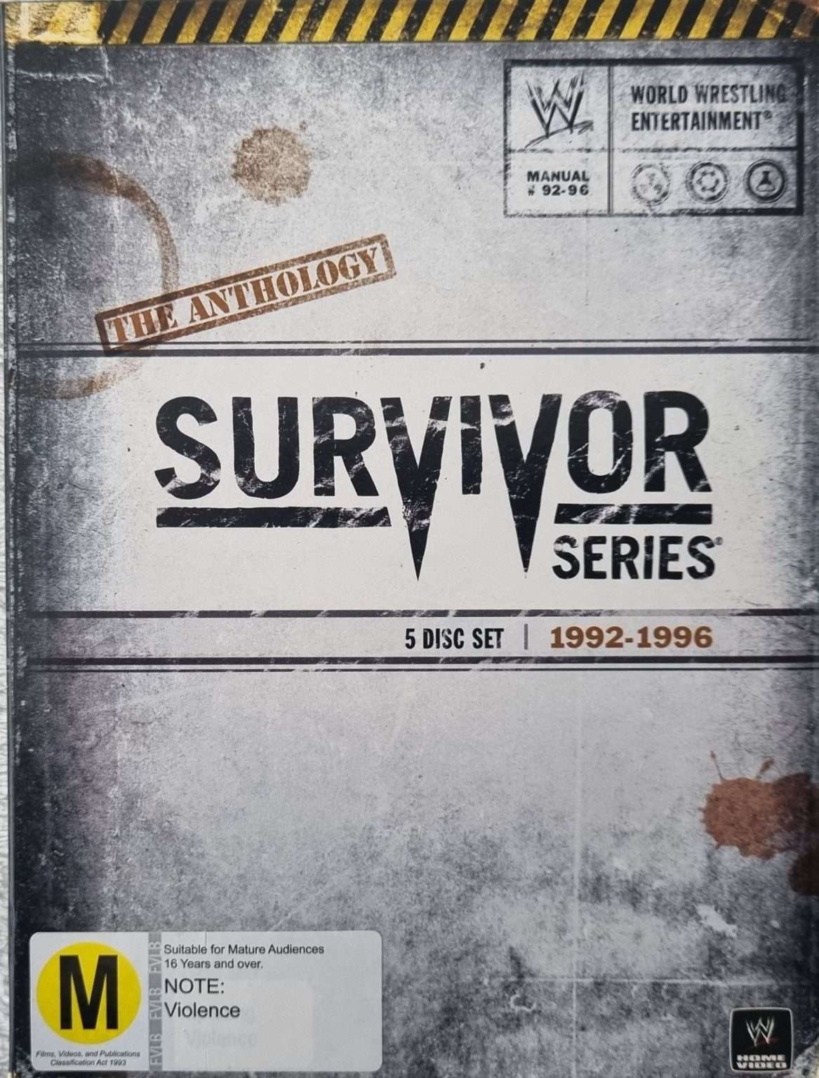 WWE: Survivor Series 1992-1996 5 Disc Set