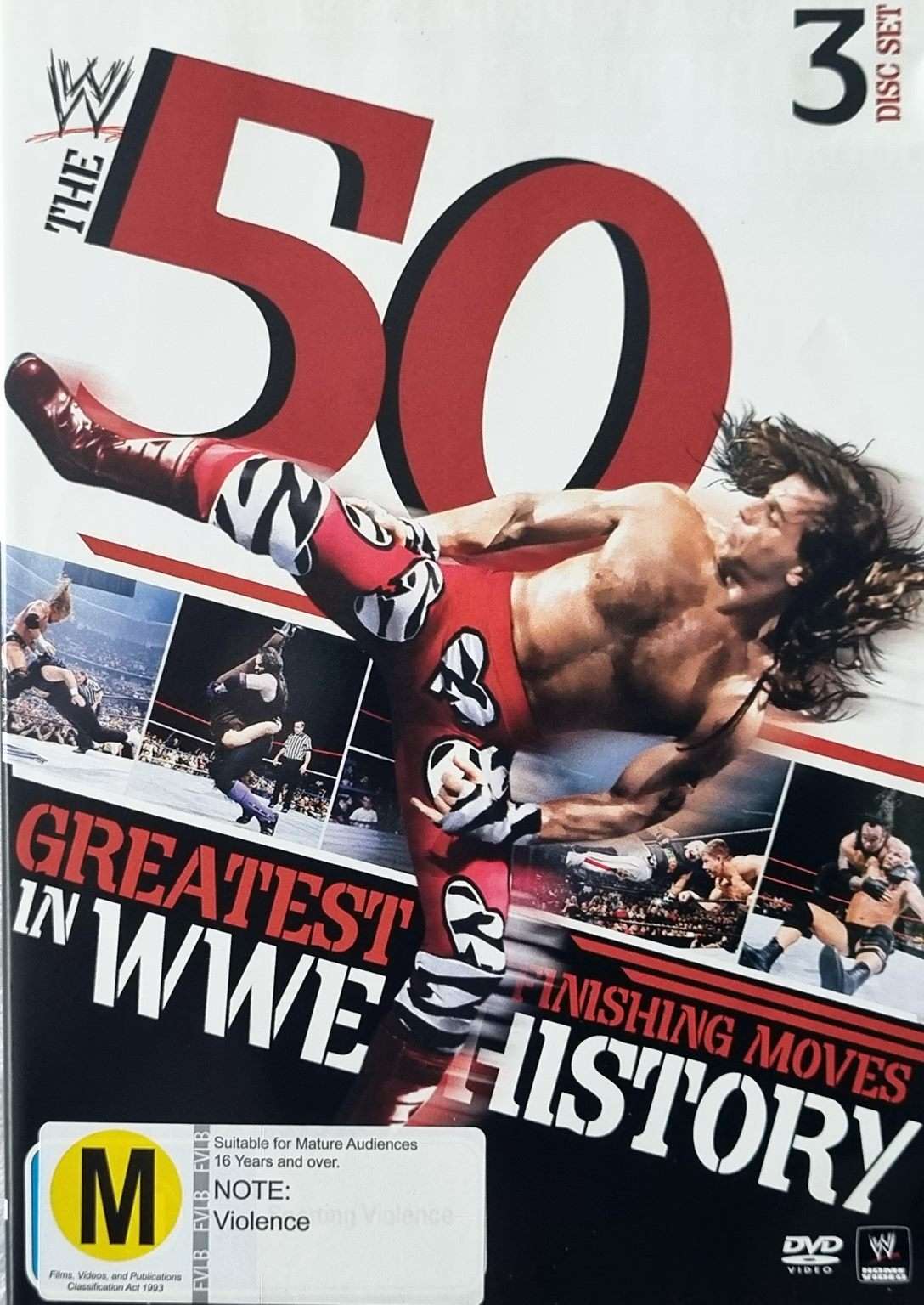 WWE: The 50 Greatest Finishing Moves in WWE History 3 Disc Set