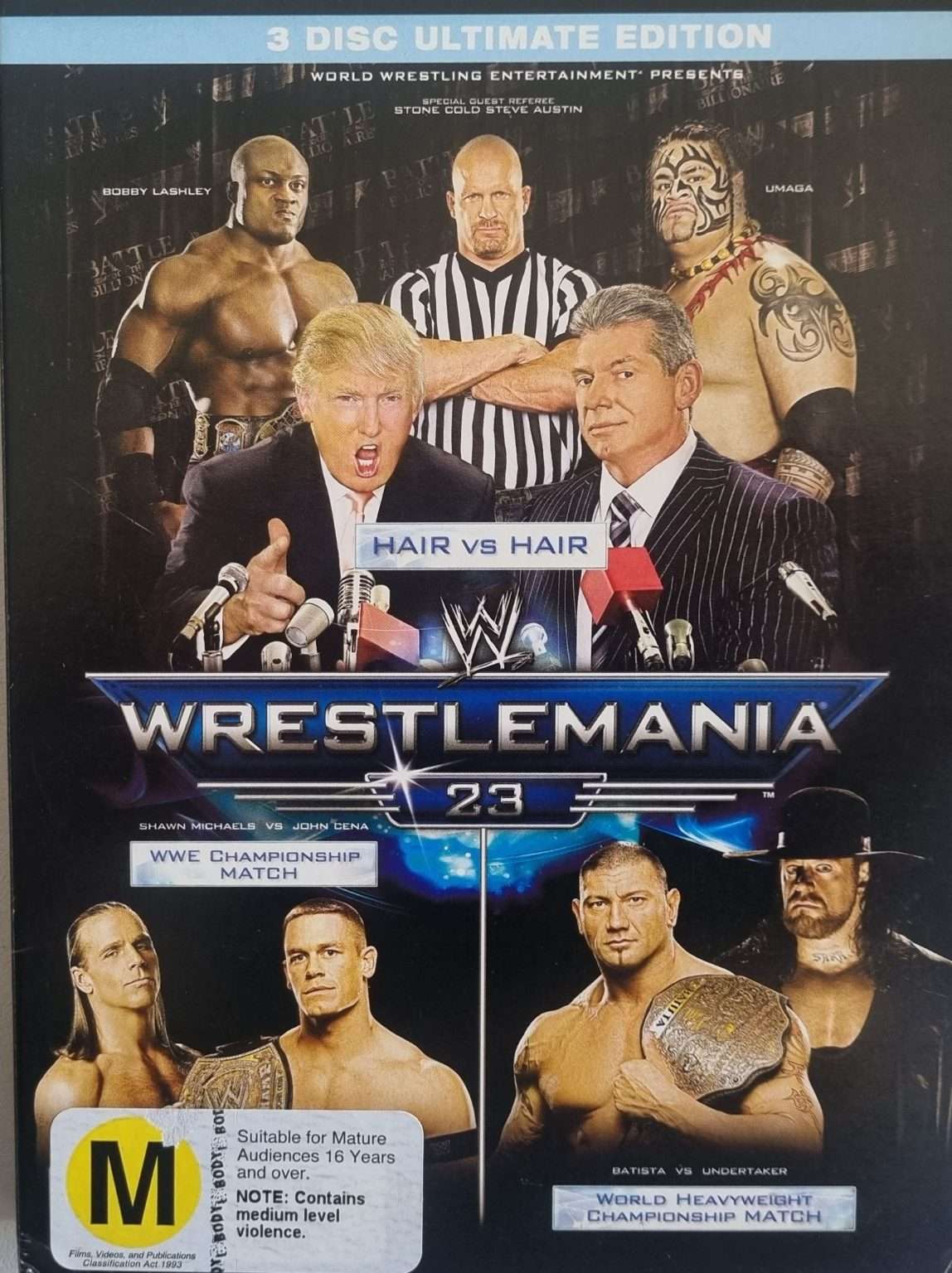 WWE: Wrestlemania 23 3 Disc Set