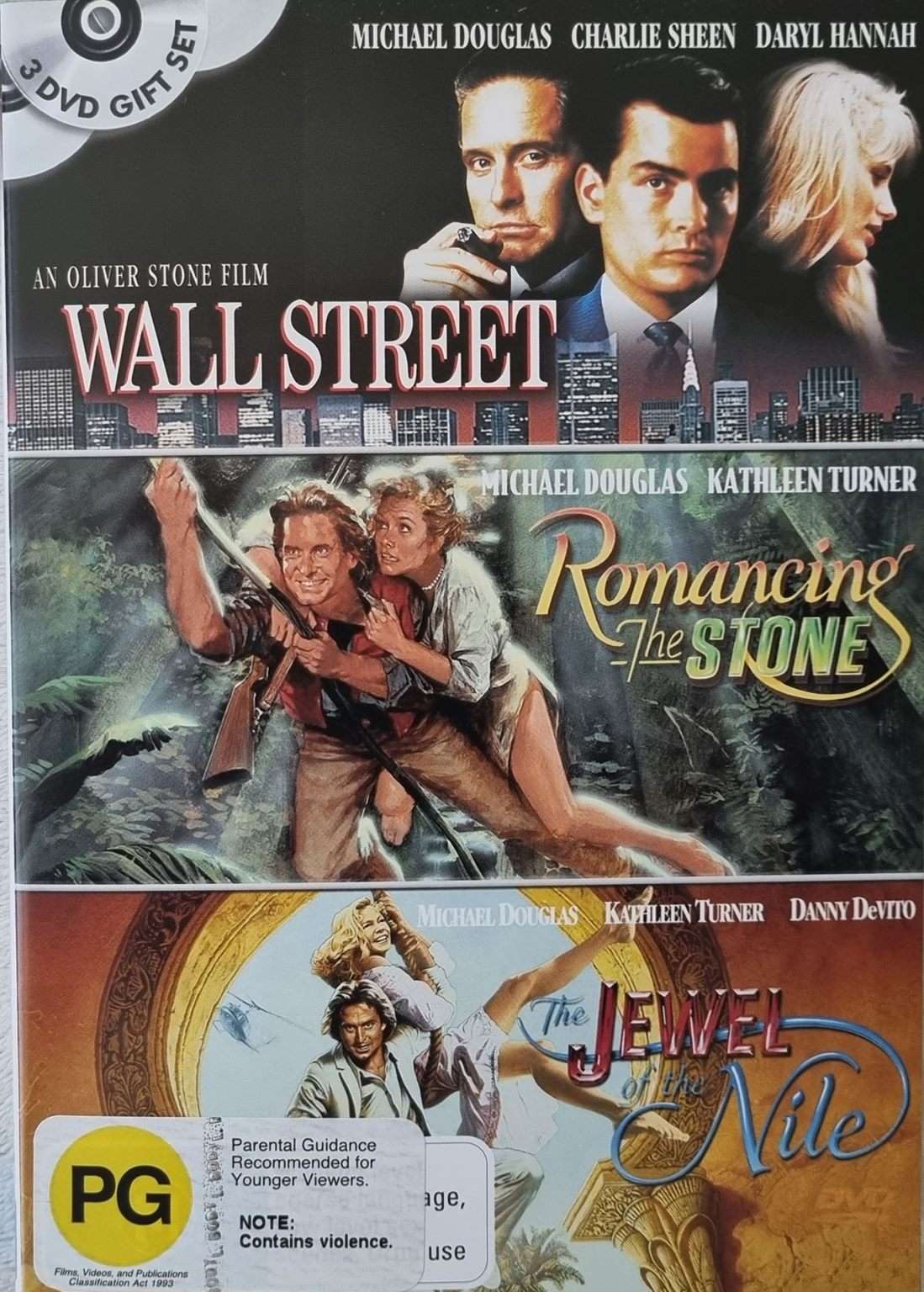Wall Street / Romancing the Stone / The Jewel of the Nile