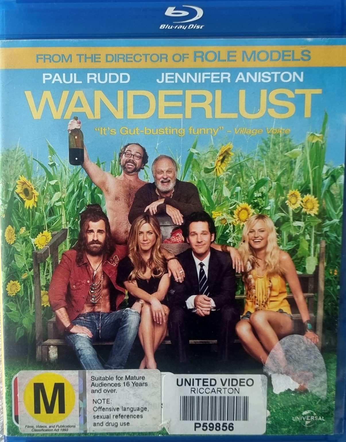 Wanderlust (Blu Ray) EX RENTAL Default Title