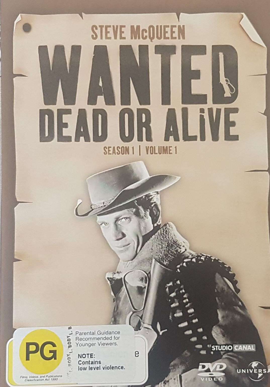 Wanted Dead or Alive: Season 1 Volume 1 Steve McQueen