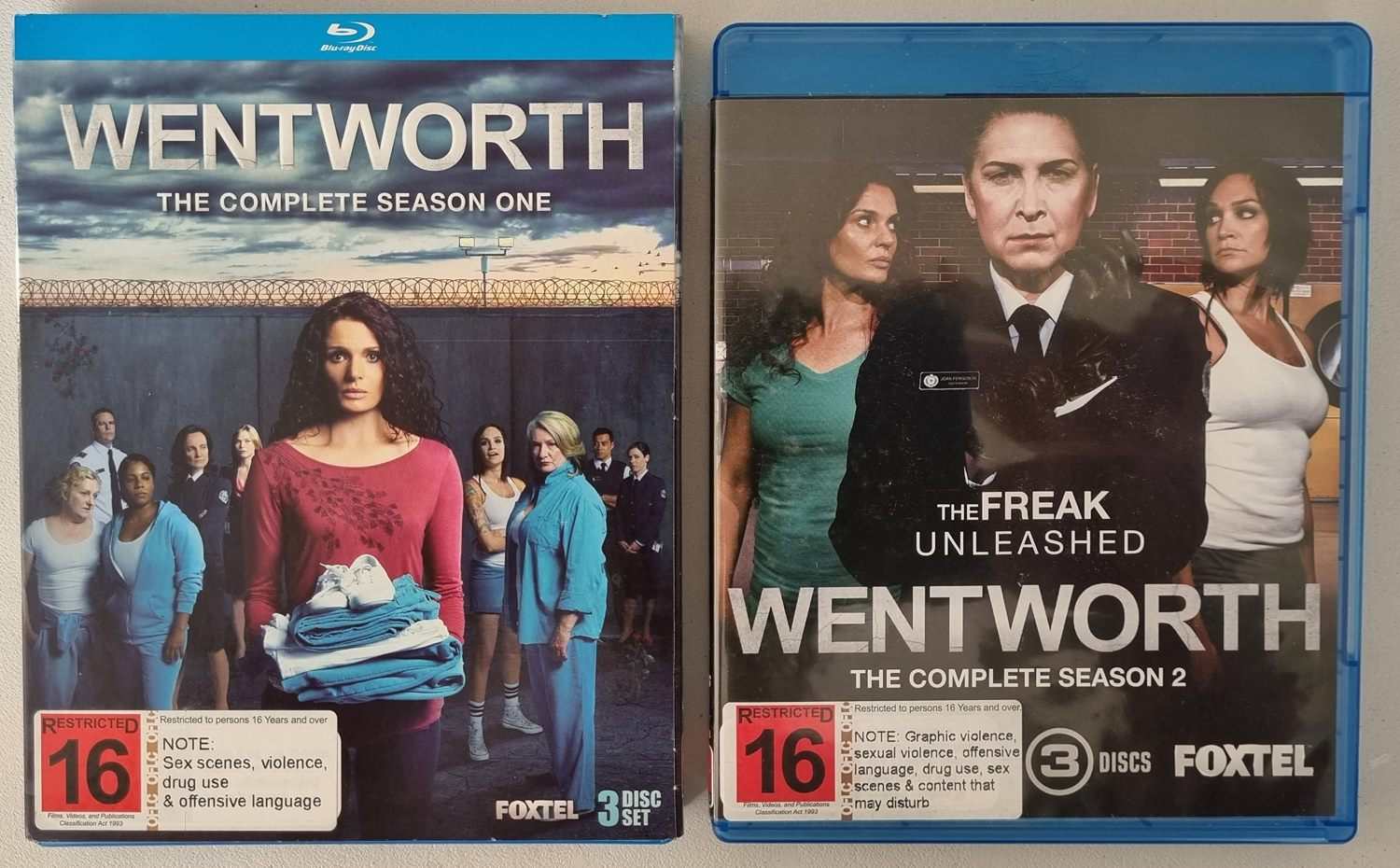 Wentworth Season 1 & 2 (Blu Ray) Default Title