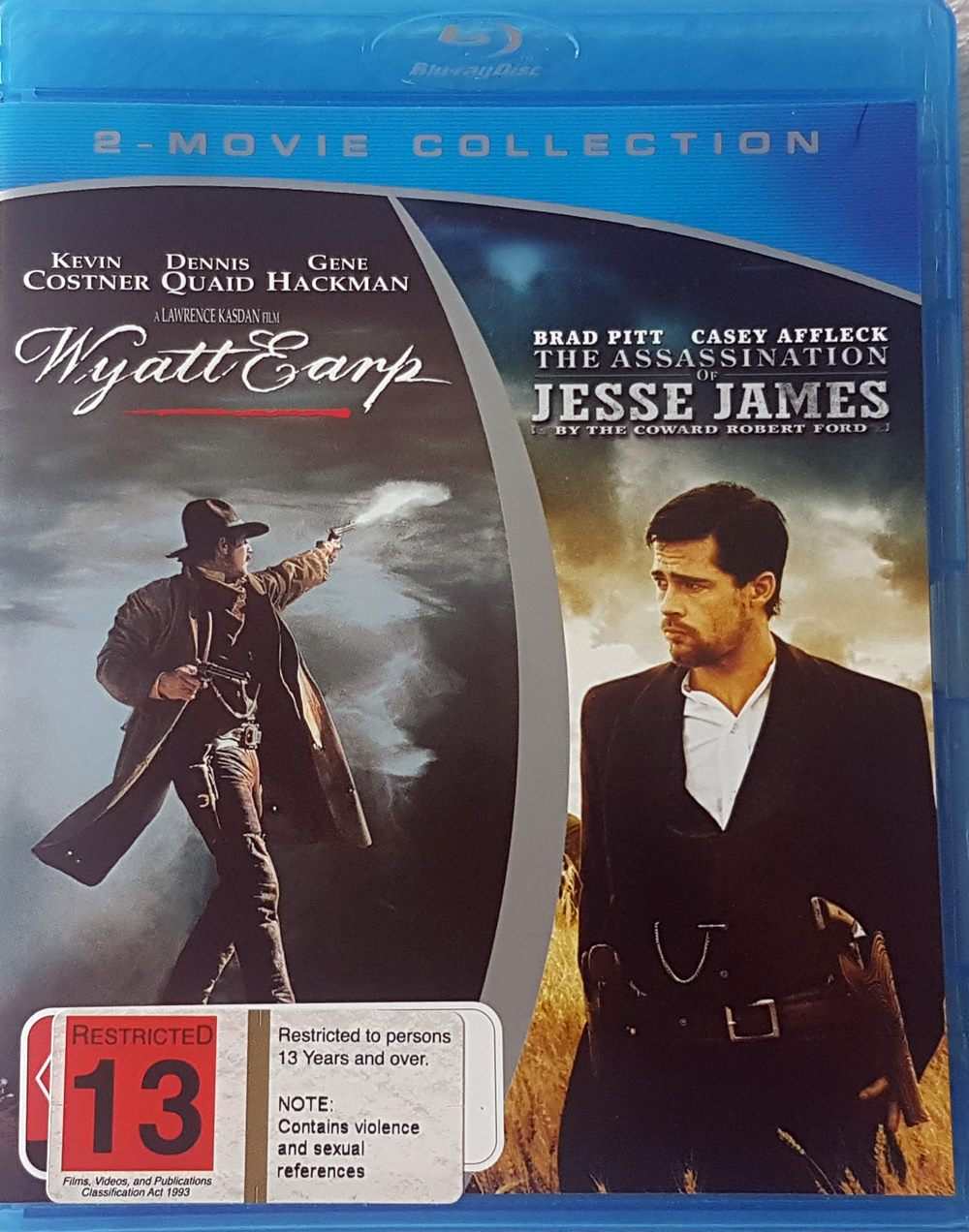 thumbnail image 2 of Wyatt Earp / The Assassination Of Jesse James Blu-ray Double Feature – Warner Bros., 351 Min, NR 2 of 5