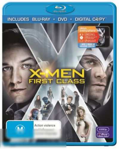 X-Men First Class Blu Ray / DVD