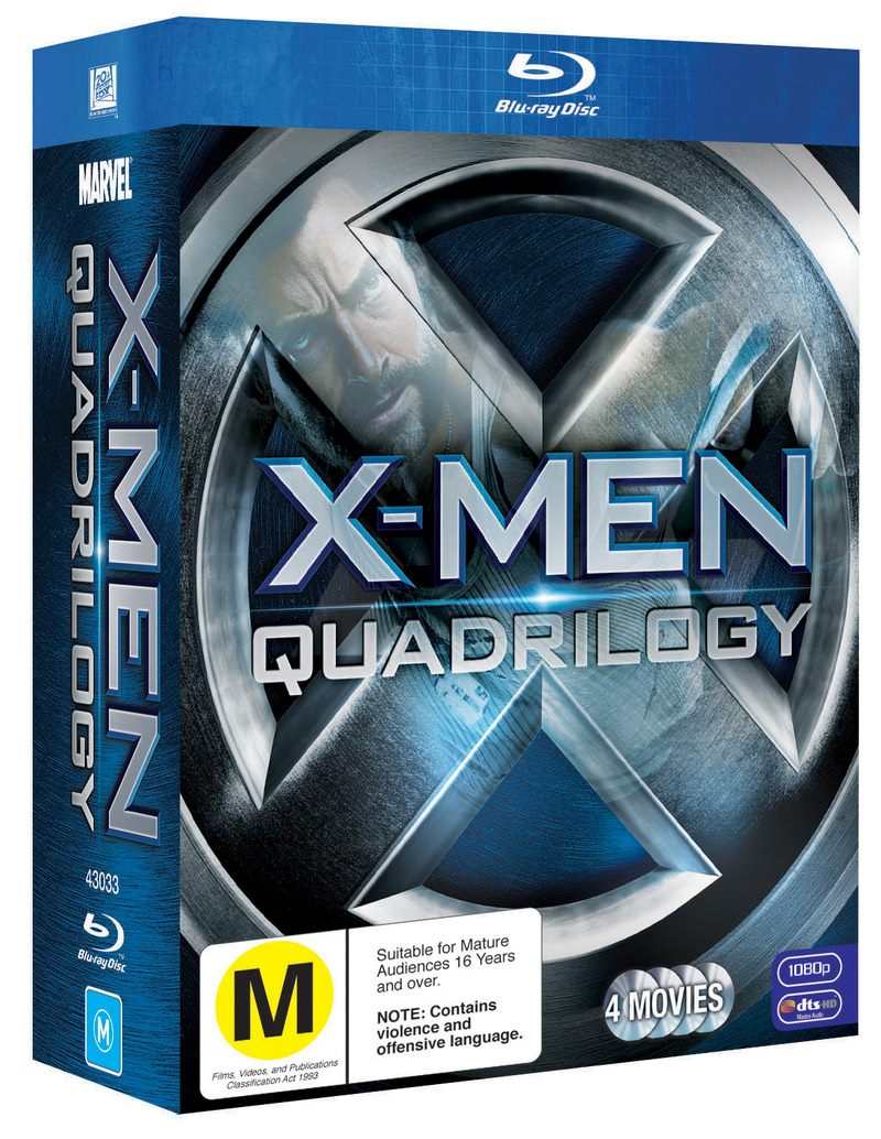 X-Men Quadrilogy (Blu Ray) Still sealed Default Title