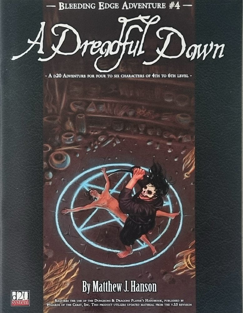 A Dreadful Dawn: Bleeding Edge Adventure (D20) Module - Vinyl Kitchen