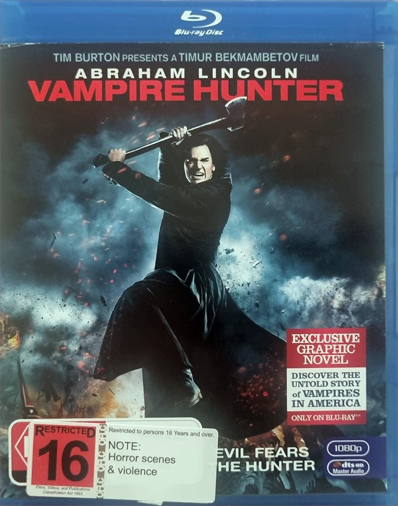 Abraham Lincoln Vampire Hunter - 2012 (Blu Ray) - Vinyl Kitchen