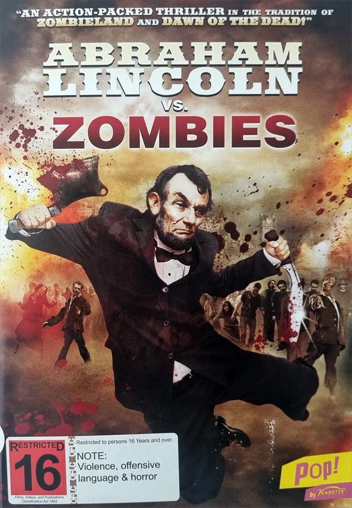 Abraham Lincoln vs. Zombies (DVD) EX RENTAL - 2012 - Vinyl Kitchen