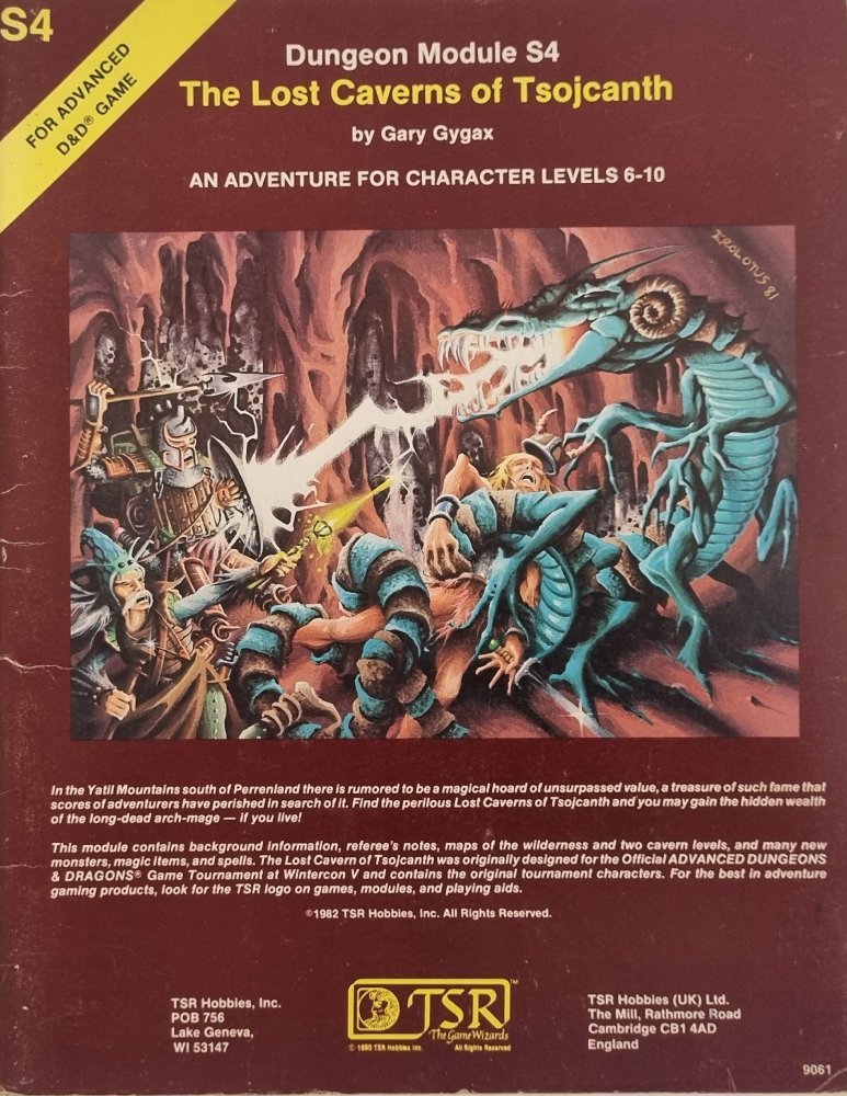 AD&D Module - The Lost Caverns of Tsojcanth (S4) - Vinyl Kitchen