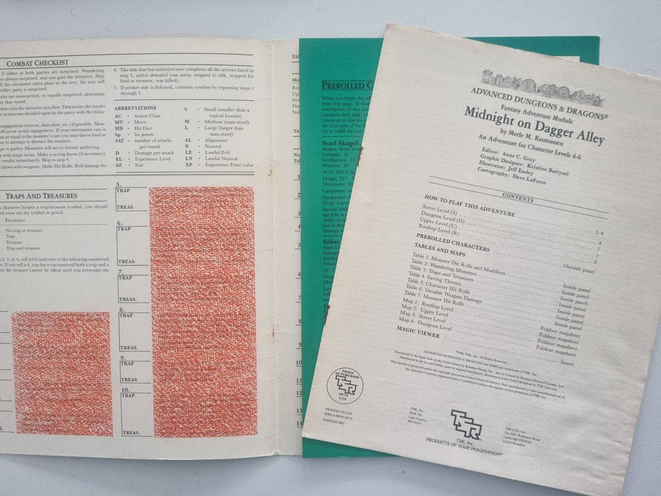 AD&D Modules - Midnight on Dagger Alley / Mystery of the Snow Pearls - Vinyl Kitchen