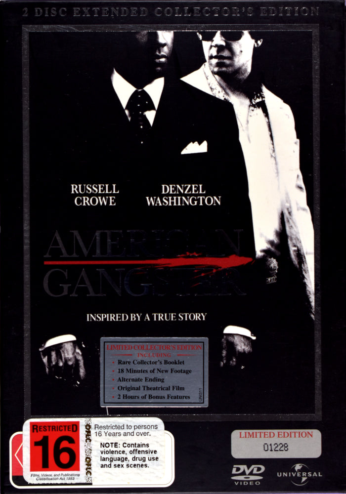 American Gangster - 2 Disc Extended - 2007 (DVD)