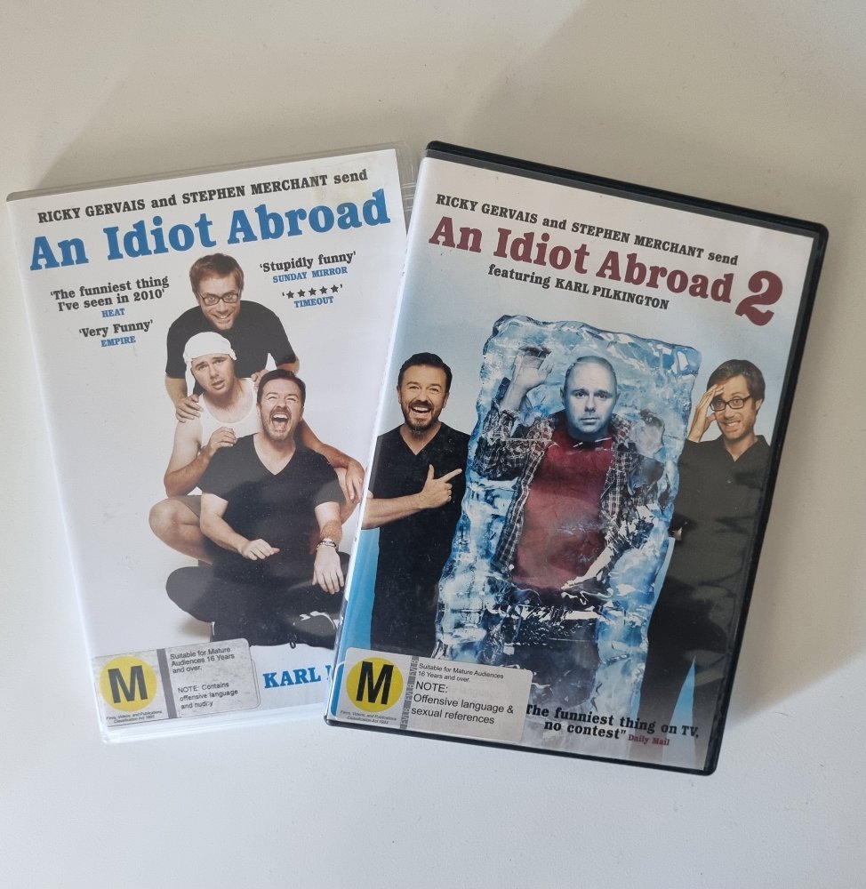 An Idiot Abroad Series 1 & 2 (DVD) - Vinyl Kitchen