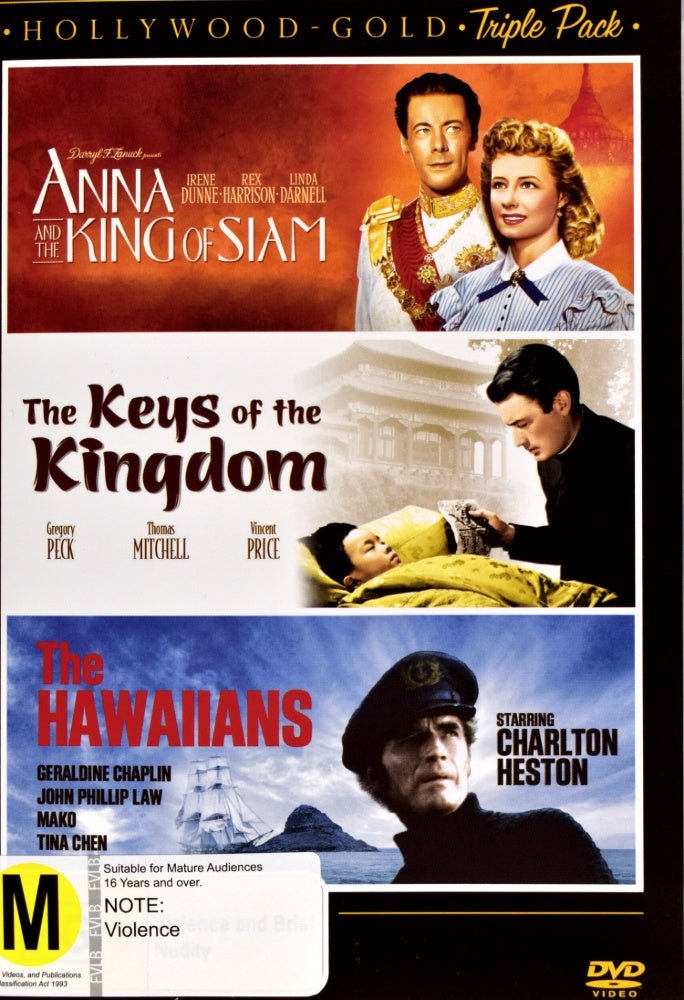 Anna and the King of Siam / The Keys of the Kingdom / The Hawaiians - 1946 (DVD) - Vinyl Kitchen