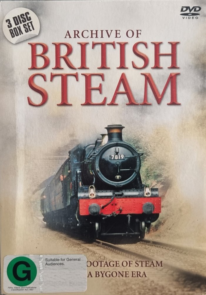 Archive of British Steam - 3 Disc Set (DVD) - Vinyl Kitchen