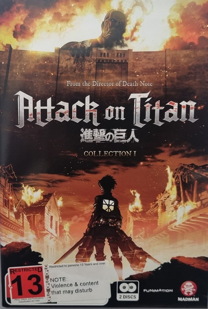 Attack on Titan: Collection 1 - 2013 (DVD) Brand New - Vinyl Kitchen