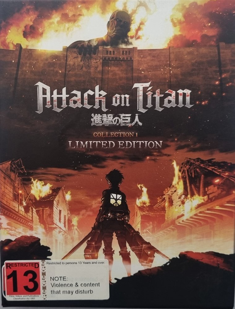 Attack on Titan: Collection 1 Limited Edition - 2013 (Blu Ray) - Vinyl Kitchen