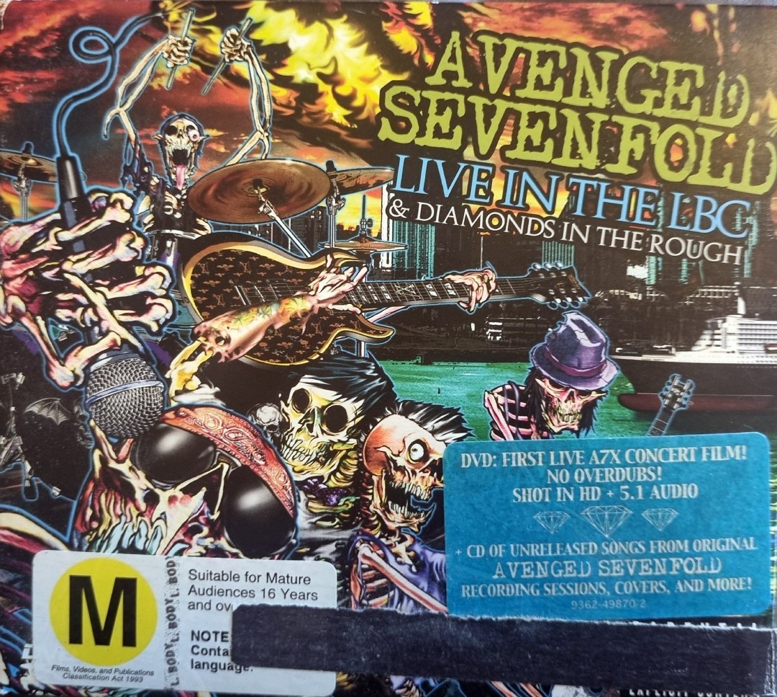 Avenged Sevenfold - Live In The LBC & Diamonds In The Rough (CD / DVD) - Vinyl Kitchen