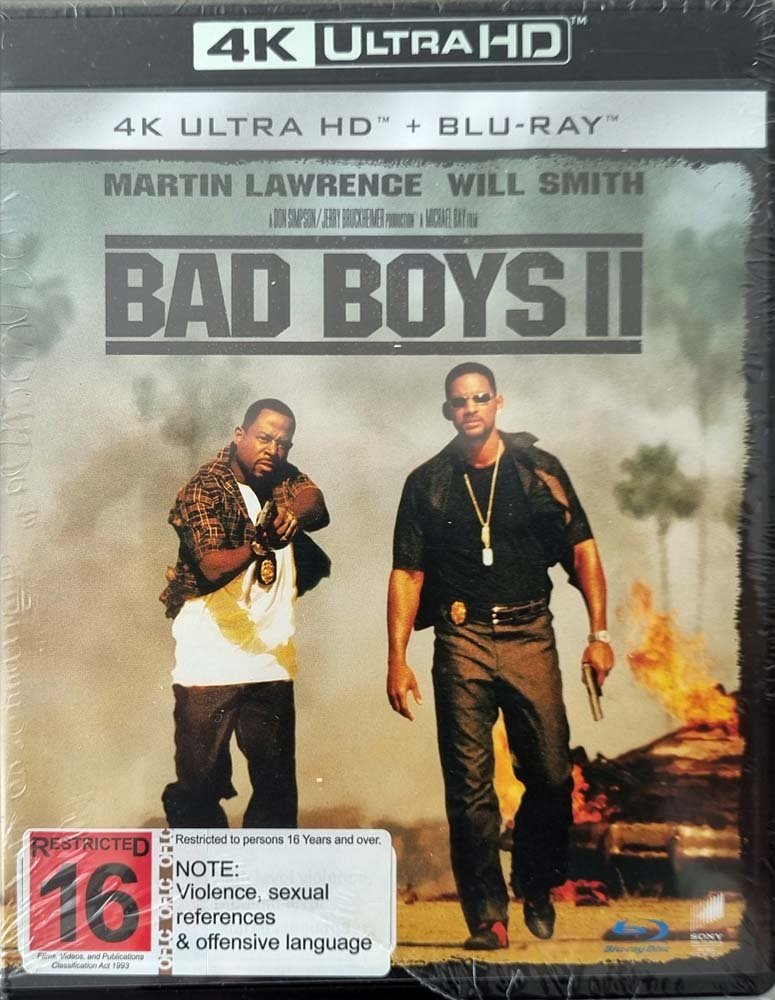 Bad Boys II (4K UHD) + Blu - ray - 2003 (Brand New) - Vinyl Kitchen