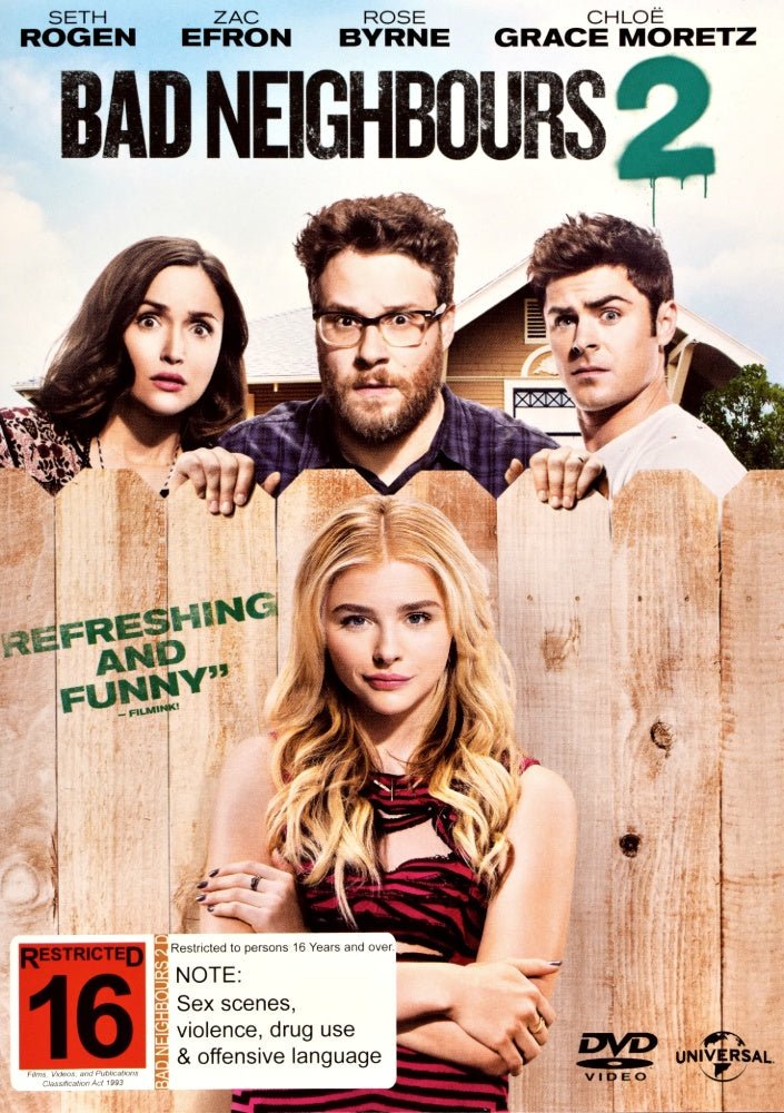 Bad Neighbours 2 - 2016 (DVD) - Vinyl Kitchen