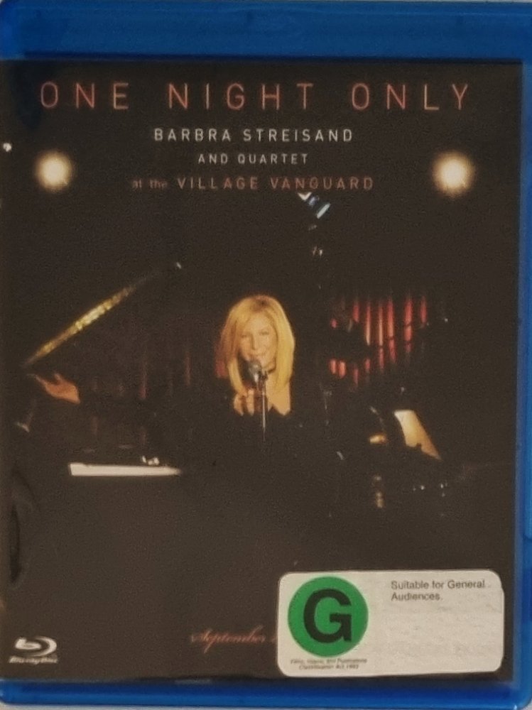 Barbra Streisand - One Night Only (Blu Ray) - Vinyl Kitchen
