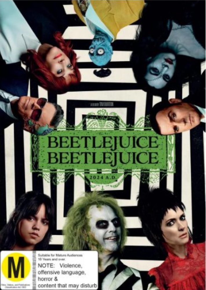 Beetlejuice Beetlejuice - 2024 (DVD) - Vinyl Kitchen