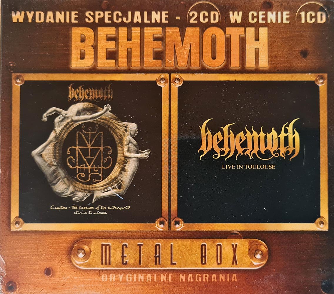 Behemoth: Chaotica: The Essence of the Underworld: Live Toulouse (CD) - Vinyl Kitchen