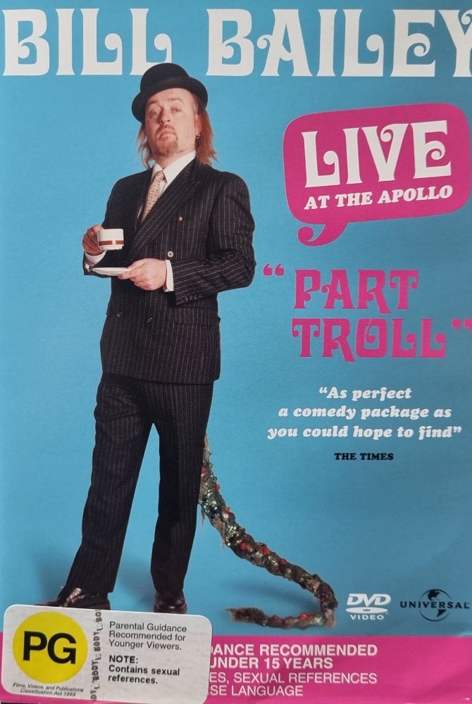Bill Bailey - Live at the Apollo - Part Troll (DVD) - Vinyl Kitchen