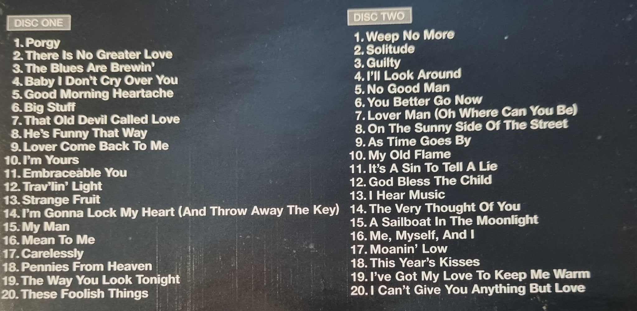 Billie Holliday - The Definitive Collection 1939 - 1948 (2 CD) - Vinyl Kitchen