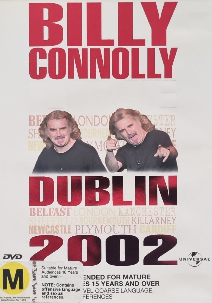 Billy Connolly: Live in Dublin 2002 (DVD) - Vinyl Kitchen